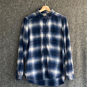 Soft flannel plaid shirt, unisex